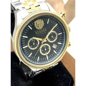 Versus by Versace Men's Watch VSP970221 Quartz Chronograph Two Tone Steel